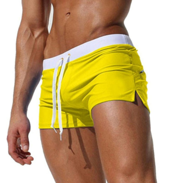 Swimming drawstring shorts for men