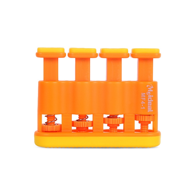 Compra orange Hand Grip Finger Trainer Strengthener Adjustable Power Training Home Fitness Equipment Piano Guitar Finger Exerciser Trainers