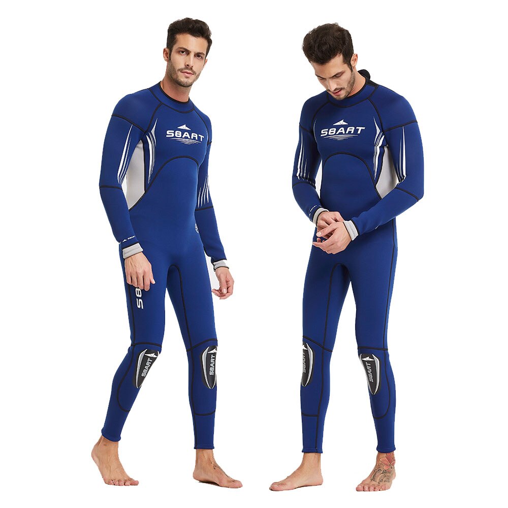 3mm Men Wetsuit Women Neoprene Diving Suit Back Zipper One-piece Swimsuit Warm Scuba Freediving Fishing Swimming Equipment