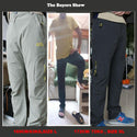 FALIZA Stretchable Hiking Cargo Pants For Men Quick Dry Outdoor Hiking & Trekking Trousers