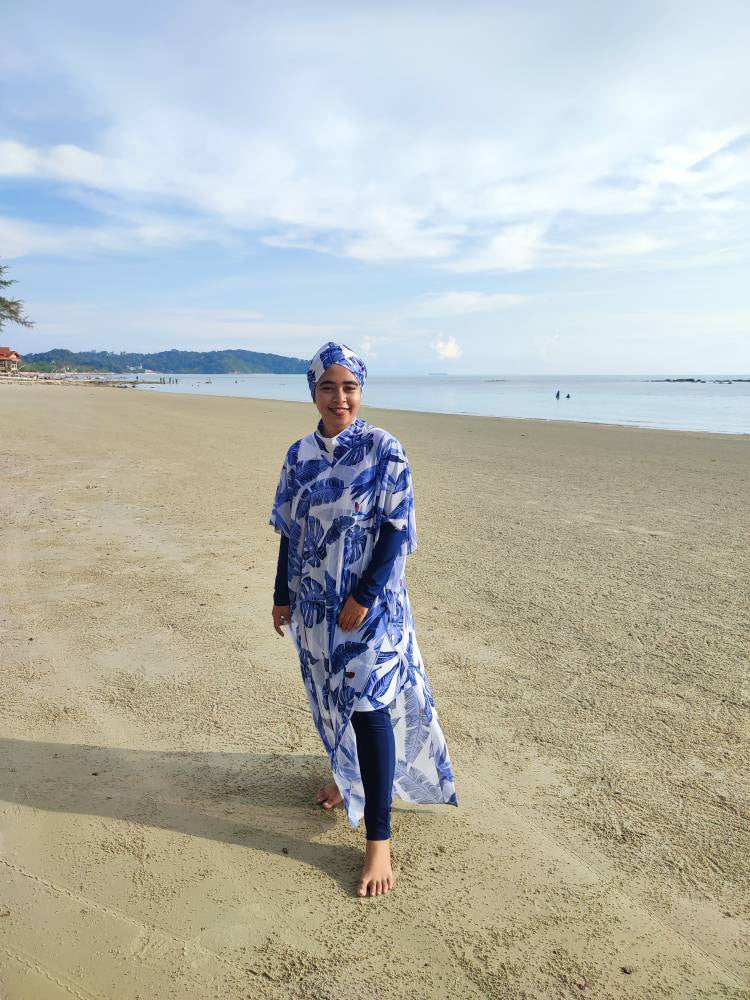 Modest Swimwear Hijab Swimsuit Cover Ups Hijabs For Woman Islamic Long Sleeve Burkini