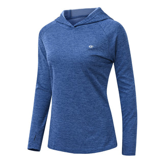 Compra navy Hiking and Running Long Sleeve T-Shirt Rash Guard UPF 50+ Quick Dry Lightweight For women