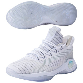 PEAK Tony Parker knight Basketball Shoes Non slip for Men P-MOTIVE Cushion Rebound Breathable trainers white 