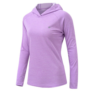 Compra purple Hiking and Running Long Sleeve T-Shirt Rash Guard UPF 50+ Quick Dry Lightweight For women