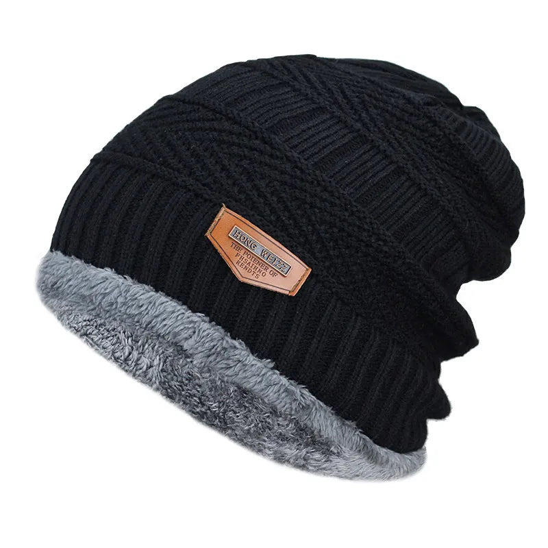 Beanie Hat for Men & Women Knitted Hat Winter / Thick Wool Neck Scarf