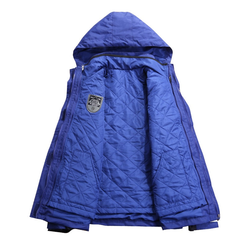 Warm Windproof Waterproof Ski Jacket Ski Pants set for women Outdoor Snow Sports Coat Trousers Snowboard Wear inside jacket blue 
