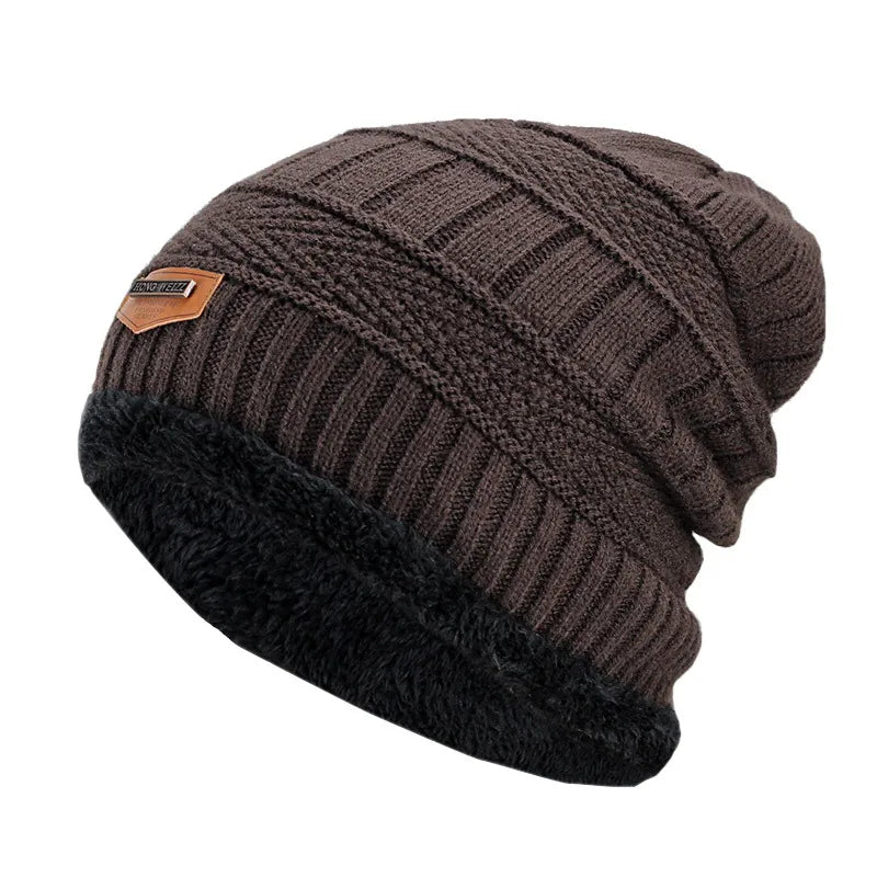 Beanie Hat for Men & Women Knitted Hat Winter / Thick Wool Neck Scarf