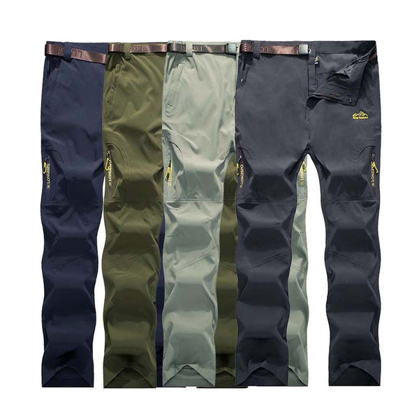 FALIZA Stretchable Hiking Cargo Pants For Men Quick Dry Outdoor Hiking & Trekking Trousers