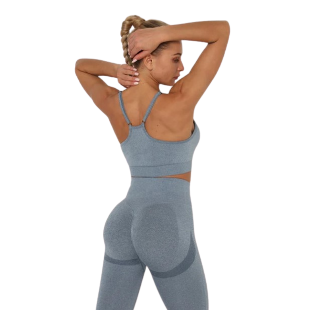 XS-XL 1/2Pcs Nylon Women Pocket Yoga Sets Workout Pant Sport Bra High V  Waist Fitness Legging Scrunch Shorts Gym Avtive Suits