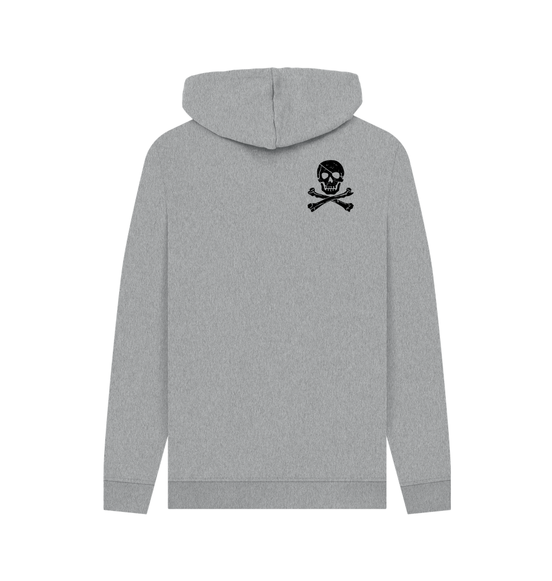 Gray Hoodie Skull Weights