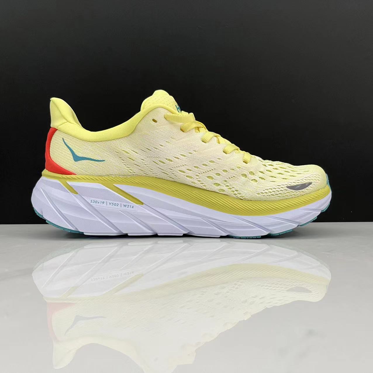 HOKA ONE Clifton 8 Running Shoes Breathable Anti Slip Sports trainers side