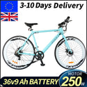 AVAKA R1 Electric Bike 250W 25km/h Max Speed 36V 9Ah Battery Smart LCD Mechanical Disc Brake Electric Bicycle Road Bike 700C