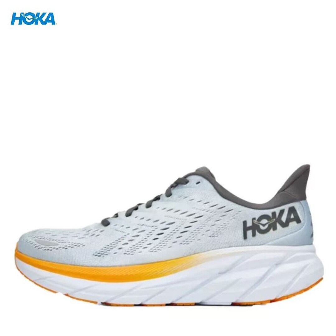 HOKA ONE Clifton 8 Running Trainers Breathable Anti Slip Sports shoes for Men and Women