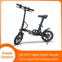 Happyrun HR-X40 Folding Electric Bike Mini Electric Bicycle 250W 36V 10AH Lithium Battery 14Inch Adult Outdoor City Assist Ebike