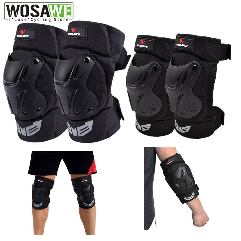 WOSAWE Adjustable Straps Sports Knee Elbow Pads