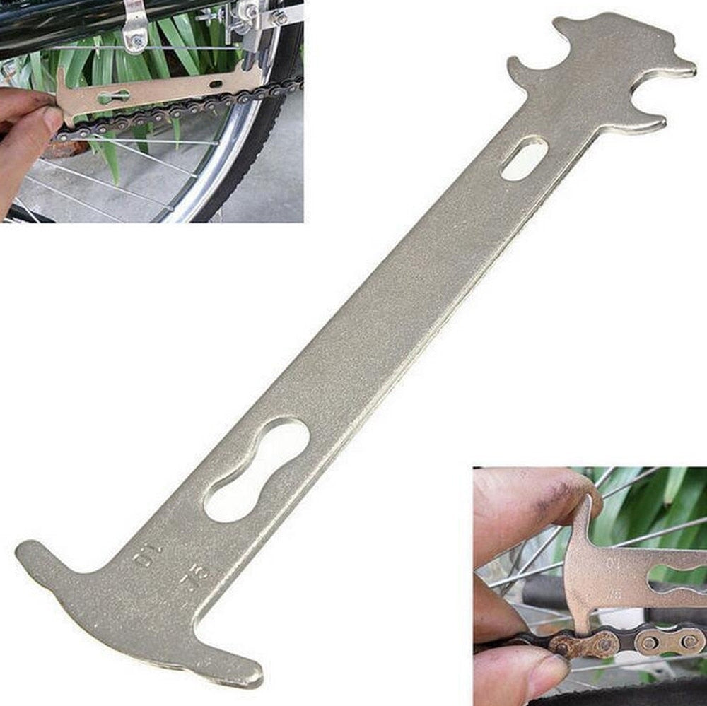 Bicycle Chain Wear Gauge Indicator & Repair Tool