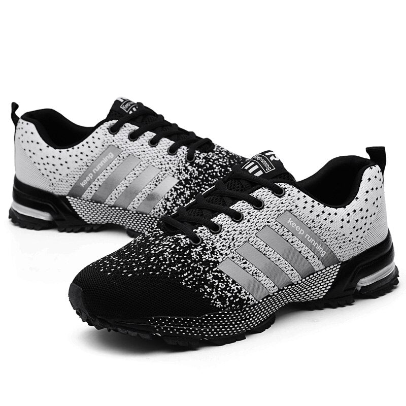 MARSON Men Shoes Casual Men's Sneakers Mesh Breathable 2019 New Fashions Sneakers Comfortable No-Slip Big Size Male Canvas Shoes-7