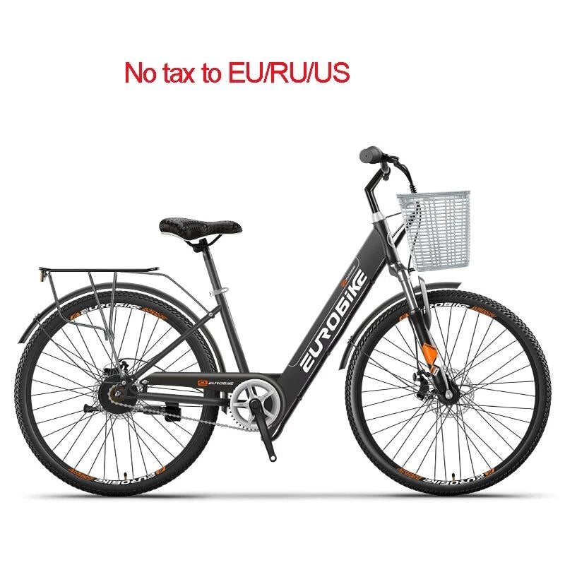 26 Inch Smart Electric Assisted Bicycle 2 Wheels Electric Bicycles 250W 36V 6AH/10AH/13AH Portable Electric Bikes Adults