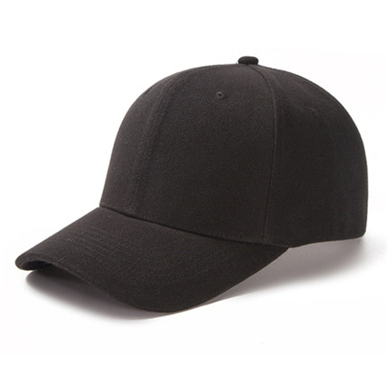 Comprar black-1 Plain and Mesh  Adjustable Snapback Baseball Cap