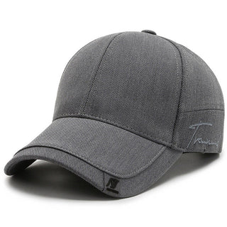 Compra gray High Quality Solid Baseball Caps for Men Outdoor Cotton Cap Bone Gorras CasquetteHomme Men Trucker Hats
