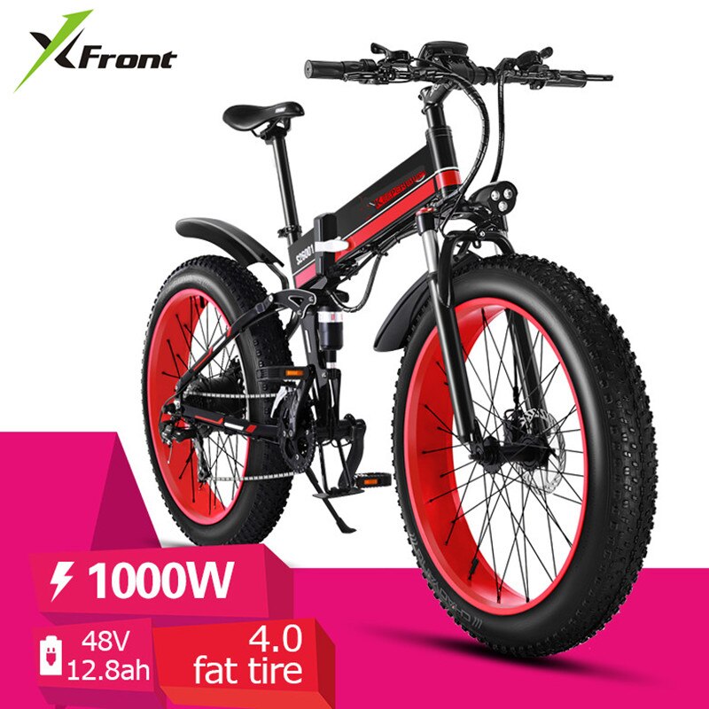 1000W X-Front Electric Bike with Hydraulic Oil Brake 48V Motor Aluminium Alloy Frame
