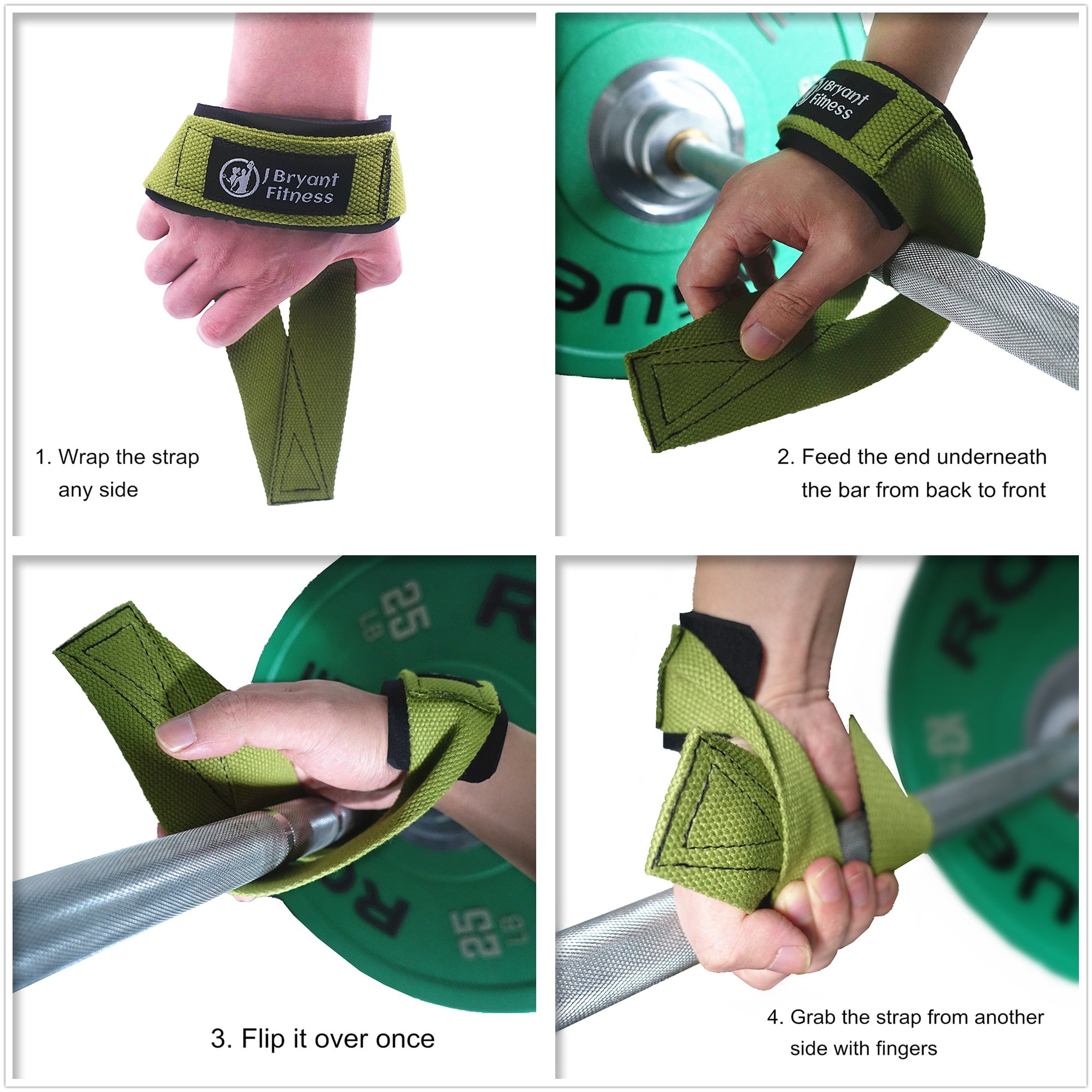 1 Pair Anti-slip Fitness barbell grip Wrist Wraps Various Colours