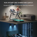 Multifunctional Folding Treadmill for home. Ultra-quiet Indoor Treadmill Motorized with bluetooth connection