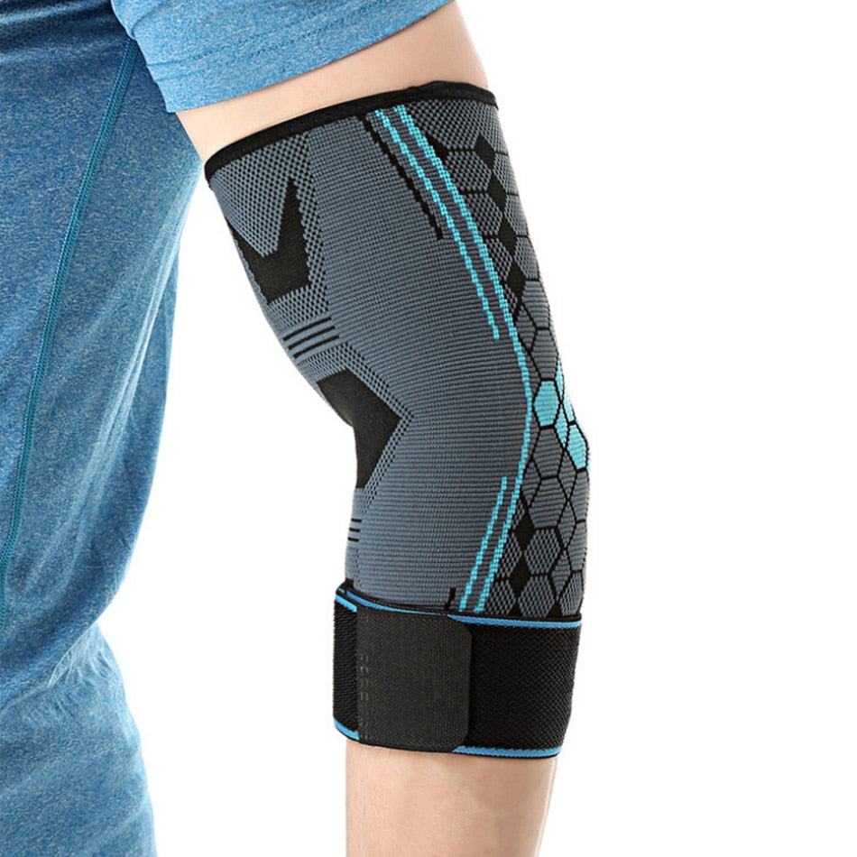 Pressurization Sports Elbow Support Sleeve with Adjustable Brace