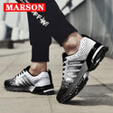 MARSON Men Shoes Casual Men's Sneakers Mesh Breathable 2019 New Fashions Sneakers Comfortable No-Slip Big Size Male Canvas Shoes