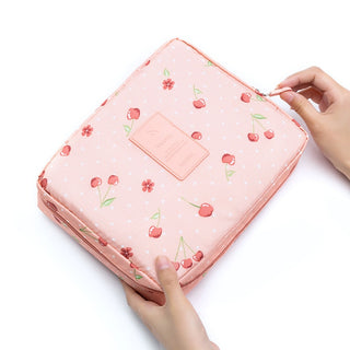 Compra pink-cherry Multifunction Gym Waterproof  Cosmetic Bag for Women