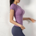 Seamless Quick Dry Running  & Yoga T-Shirts for Women
