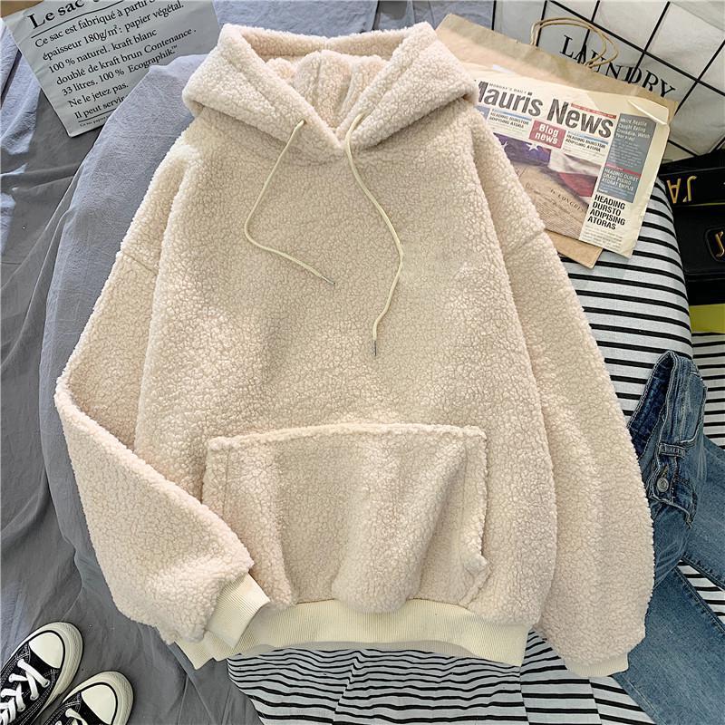 Acheter ws01 Thick Fashion Letter Embroidery Harajuku Hoodie for Women