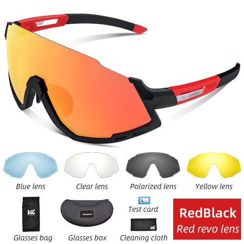 VICTGOAL  Polarized Cycling Sunglasses UV400 Sports Goggles 5 Lenses
