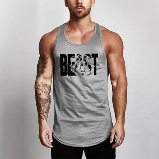 Fitness Tank Top slim fit Vest bodybuilding vest 