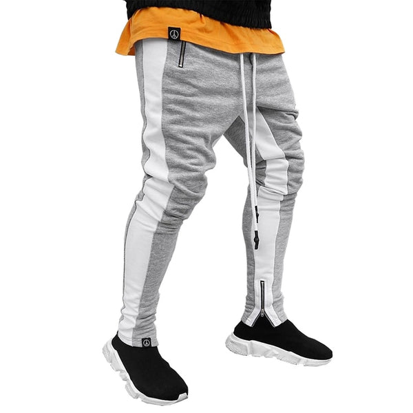 Dual Colour Skinny Fit Running Bottoms