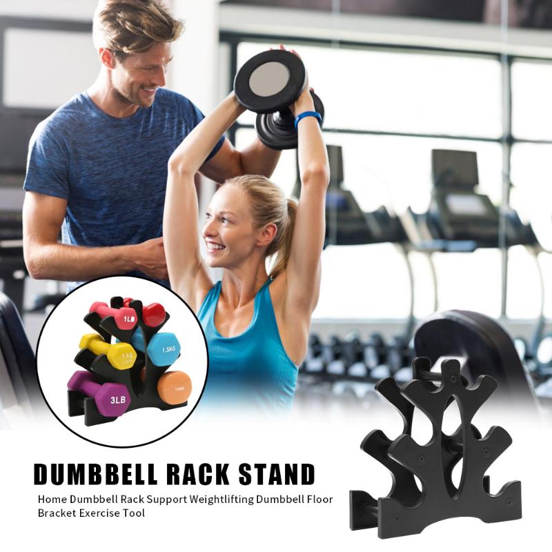 Dumbbell Rack Dumbbell Storage Rack Floor Bracket Home Exercise Equipment Rack Support Stands Weightlifting Holder 