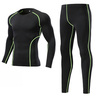 Compra 2-piece-set-3 2 pc Compression Quick Drying Spandex Sport &amp; Running Suits for Men