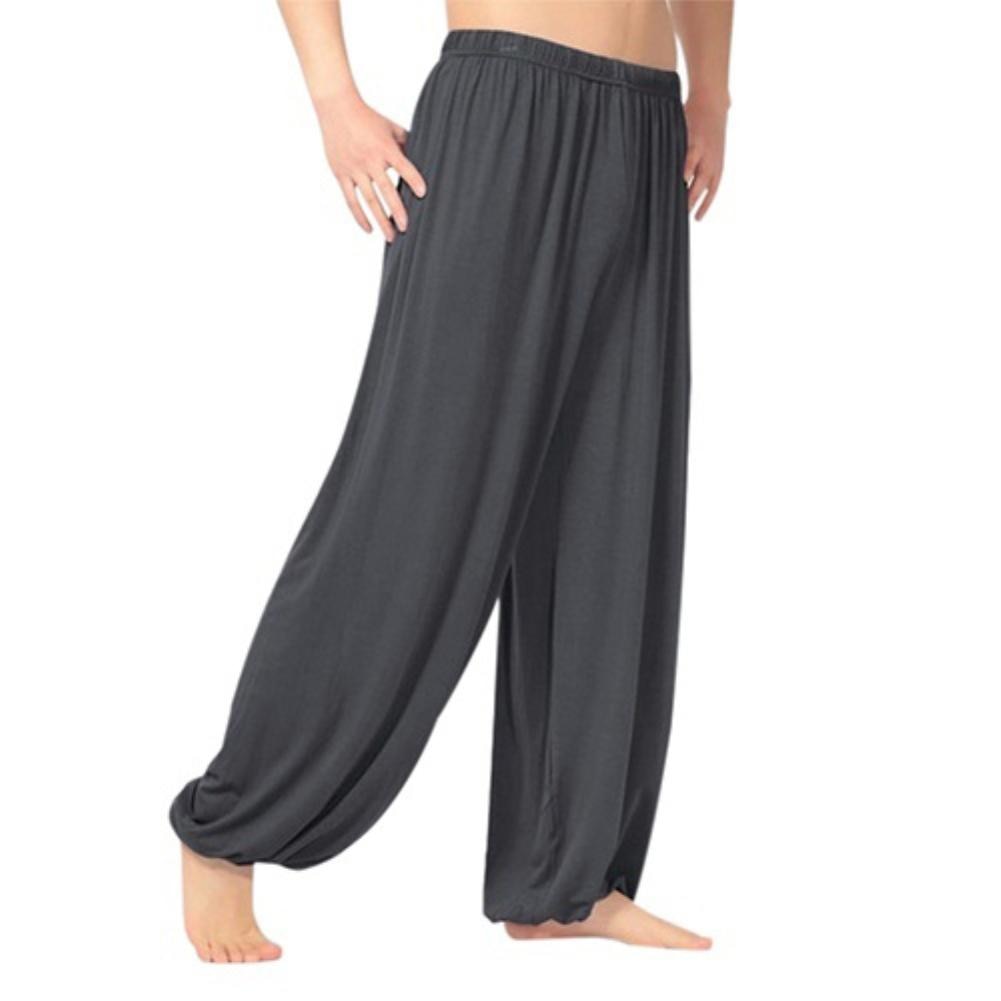 Solid Color Baggy Trousers for Yoga