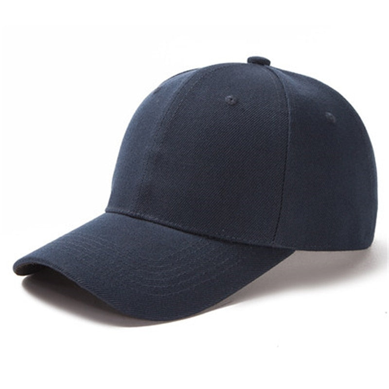 Comprar navy-blue-1 Plain and Mesh  Adjustable Snapback Baseball Cap