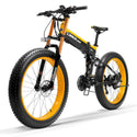 T750 Plus 1000W Folding Electric Bike, 48V High Performance Li-ion Battery,5 Level Pedal Assist Sensor Fat Bike