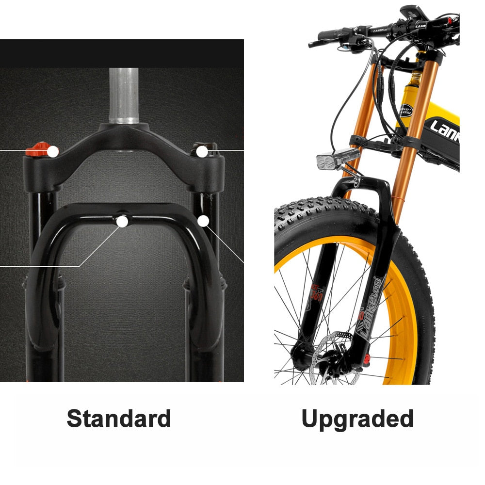 1000W T750 Plus  Folding Electric Bike, 48V High Performance Li-ion Battery,5 Level Pedal Assist Sensor Fat Bike-11