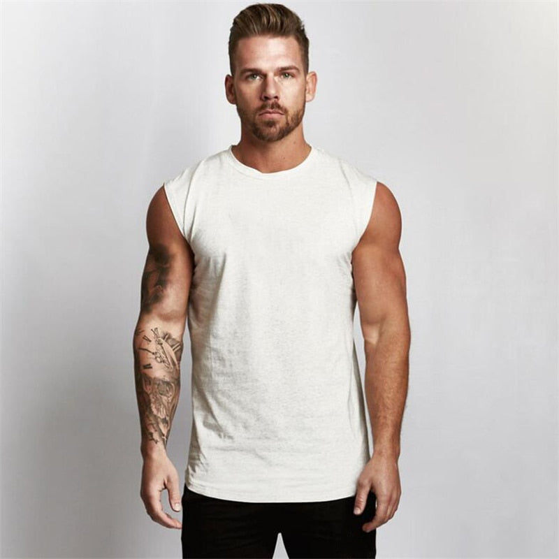 Gym Workout Sleeveless Shirt for men 