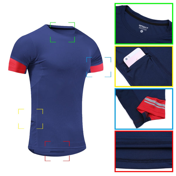 Patchwork quick dry Running & Yoga T Shirt for Women in various colours