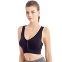 Front Zipper Seamless Sports Bralette without Underwire 