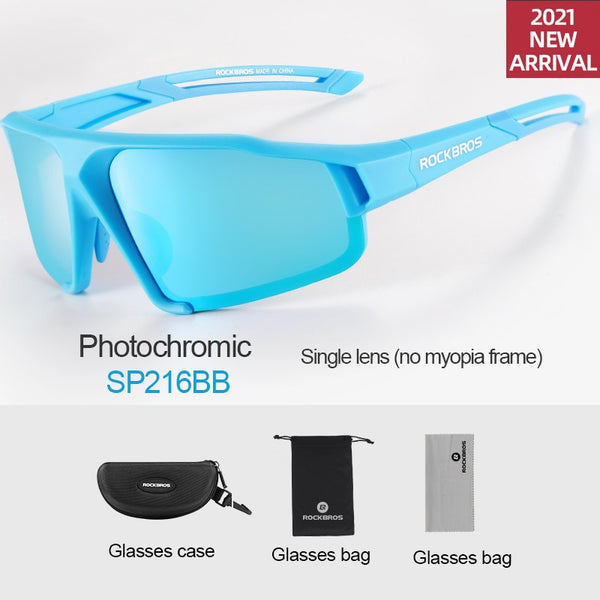 ROCKBROS Polarized Photochromic Cycling Glasses Myopia Frame