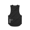 Sleeveless Tank top Vest with side zip pocket for Men