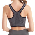 Front Zipper Seamless Sports Bralette without Underwire