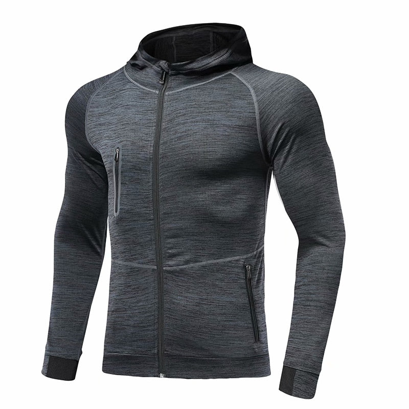 Hoodie Sports top with Zipper for Men