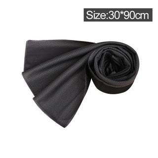 Buy black-2 Microfiber Towel Quick-Dry Summer Thin Travel Breathable Beach Towel Outdoor Sports Running Yoga Gym Camping Cooling Scarf