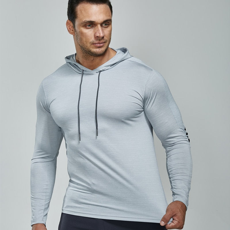 Compression Hooded long sleeve Shirt